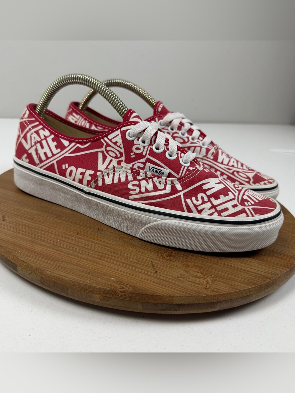 Vans “OTW Repeat” Red and White Low-top Sneakers